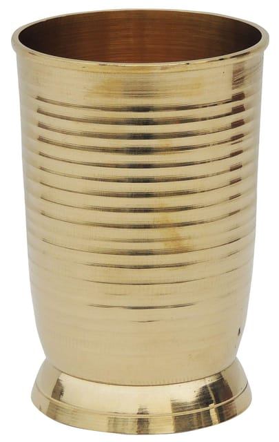 Brass Glass Silai 280 ML - 2.8*2.8*4.2 inch (Z177 C)
