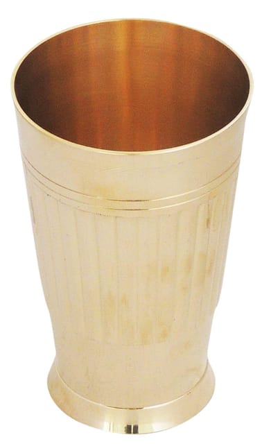 Brass Glass Salai No. 16 300 Ml - 2.9*2.9*4.6 inch (BC124 C)