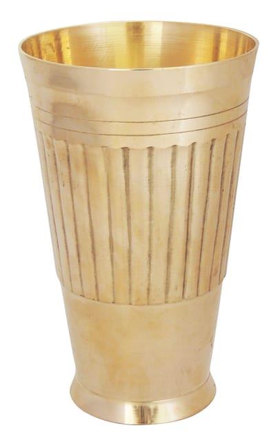 Brass Glass Salai No. 18 400 Ml - 3.3*3.5*5.3 inch (BC124 D)