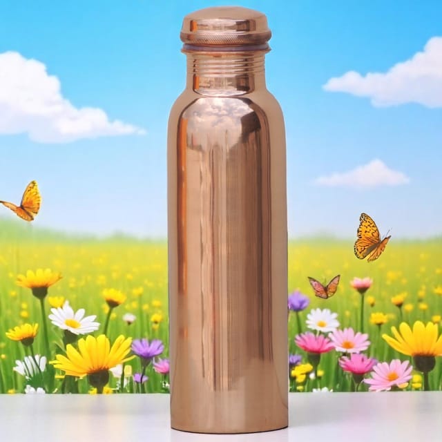 Copper Bottle Plain - 3.2*3.2*10.5 inch (BC079 A)
