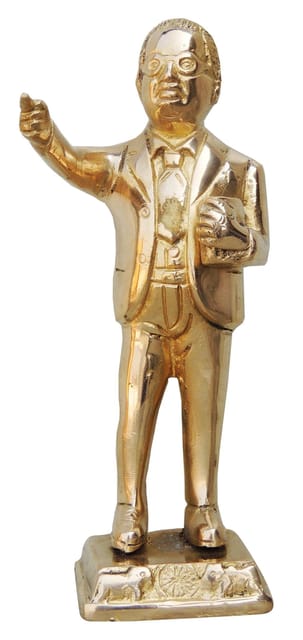 Brass Showpiece Ambedker Ji - 3*2.8*7 inch (BS327 A)