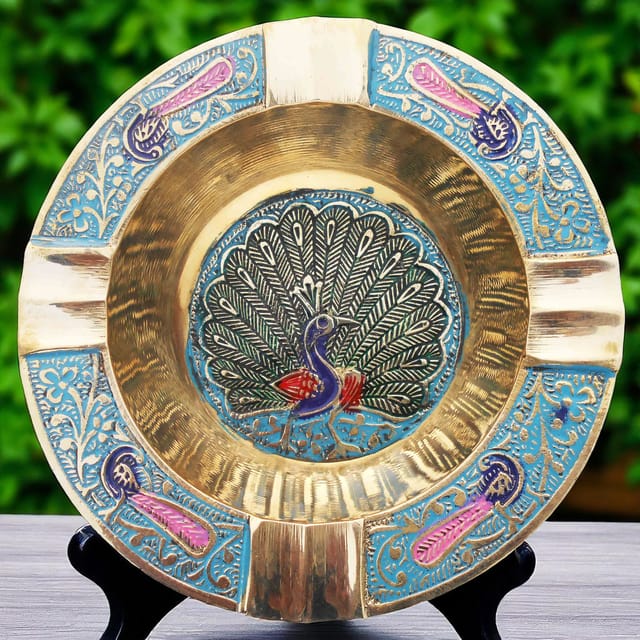 Brass Ashtray, Ash Tray - 4.5*4.5*1 inch (Z382 C)