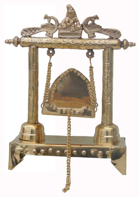 Brass Laddu Gopal Jhula For God Idol - 8.3*3.5*10.5 inch (AS227 A)