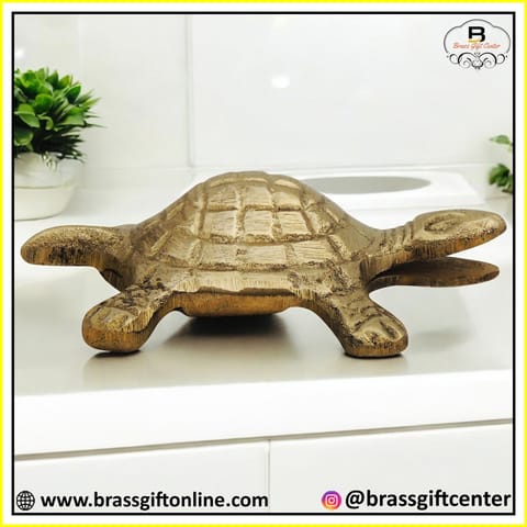 Brass Showpiece Tortoise Statue Small  - 3.4*2.4*1 inch (Z184 F)