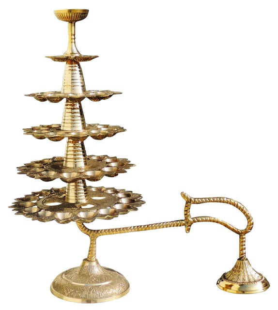 Brass Ganga Arti 51 Bati (F447 B)
