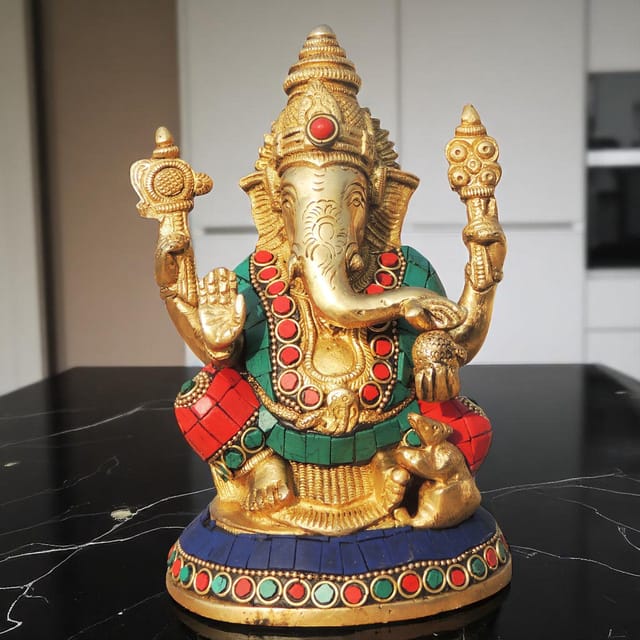 Ganeshji Stone-4.2*3.1*6 Inches (BS1006 G)
