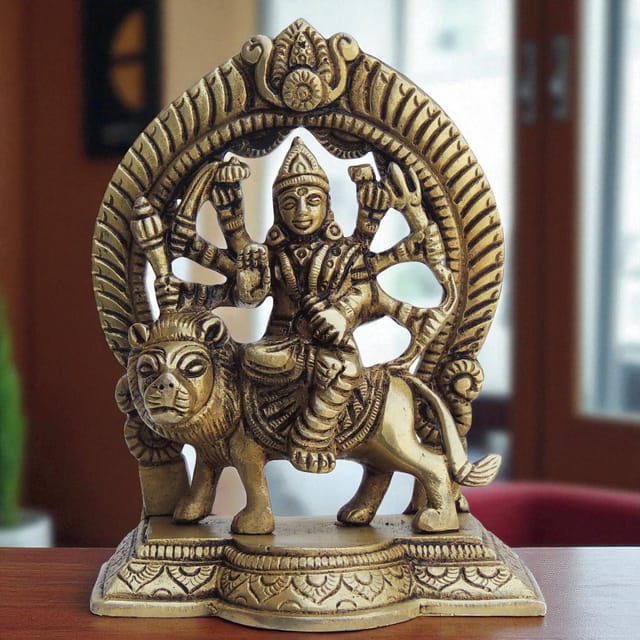 Brass Durga Ji God Statue Idol  3.5*2.2*4.5 Inch (BS1044 E)