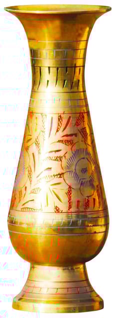 Brass Home & Garden Decorative Flower Pot, Vase - 2.5*2.5*7.5 Inch (F148 D)