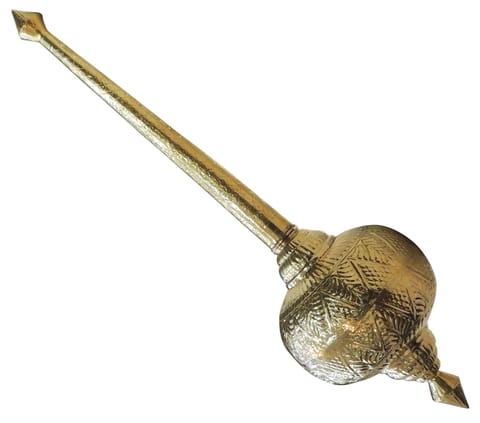 Brass Hanuman Mace 14.5*14.5*49 Inch (Z531 P)