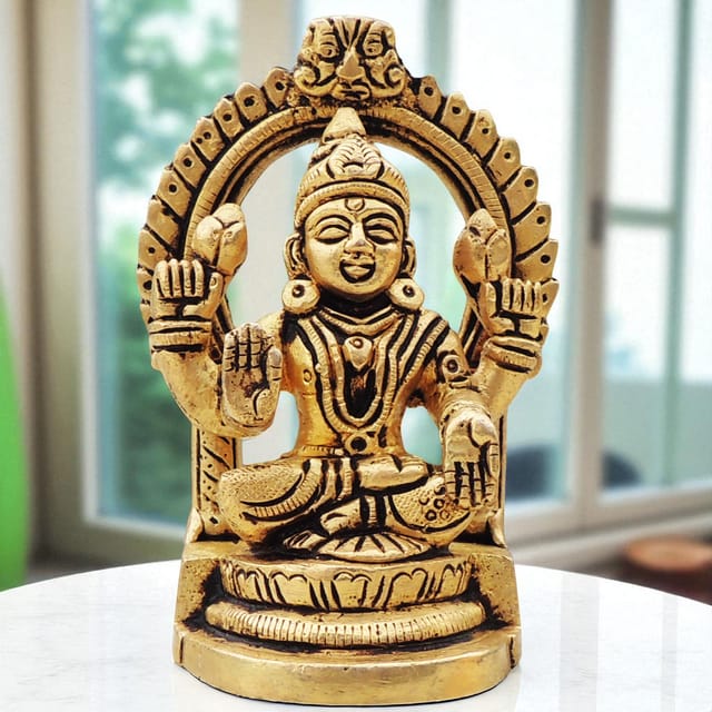 Brass Showpiece Laxmi JiGod Idol Statue - 2.5*2*3.6 Inch (BS1643 L)