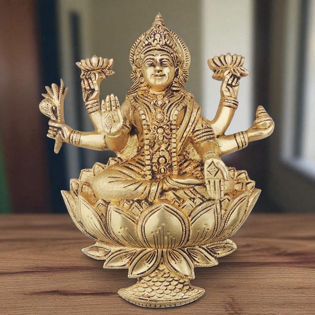 Brass Showpiece Laxmi JiGod Idol Statue - 9.5*2.5*12 Inch (BS1642 L)
