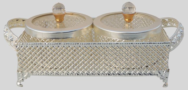 Iron Decorative Two Bowl Set (I158 C)