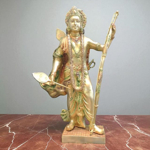 Brass Showpiece Ram Ji God Idol Statue - 15*5.5*23 Inch (BS1358 J)