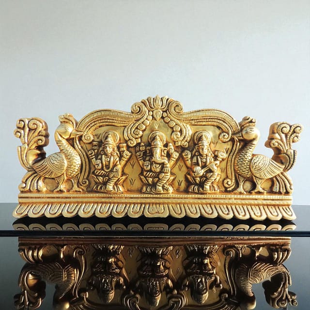 Brass Showpiece LGS God Idol Statue - 13.5*1.1*6 Inch (BS1691 D)