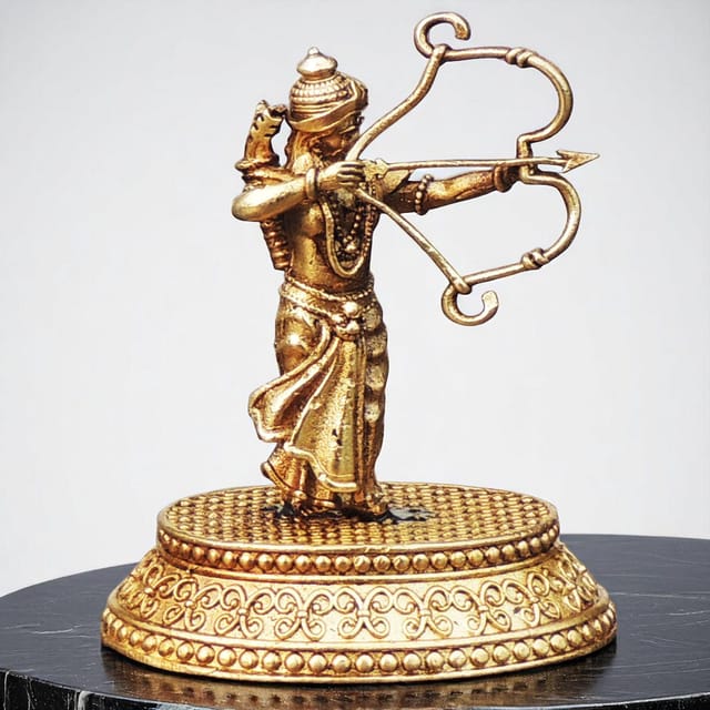 Brass Showpiece Ram Lala God Idol Statue - 2*1.3*2.5 Inch (BS1749 D)