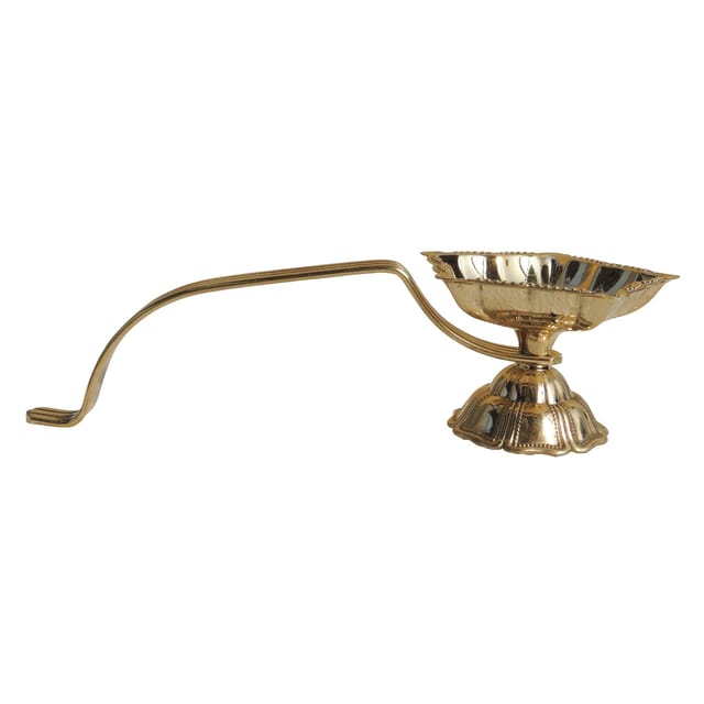 Brass Decorative Akhand Deepak - 7*2.6*1.7 Inch (F780 C)
