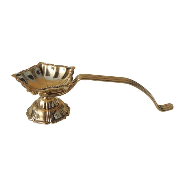 Brass Decorative Akhand Deepak - 5.5*2.3*1.5 Inch (F780 B)