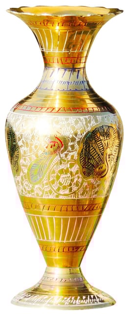Brass Home & Garden Decorative Flower Pot, Vase - 3.5*7*7.5 Inch (F148 B)