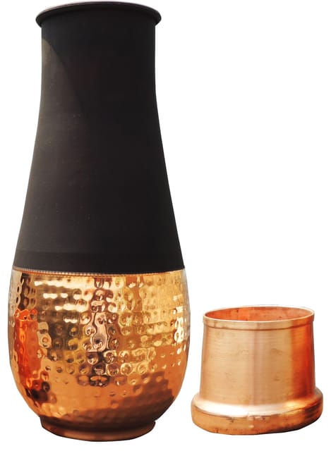 Copper Bottle Antique - 3*3*11 Inch (BC197 A)