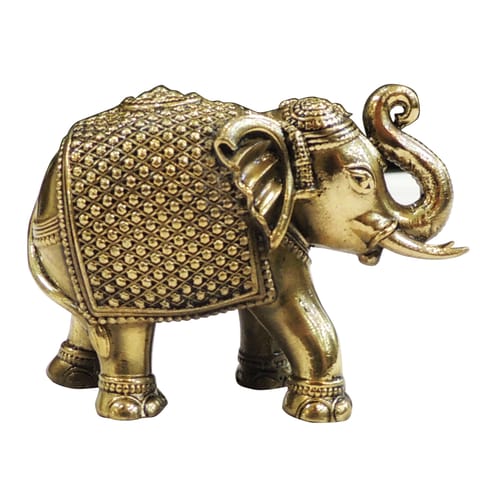 Brass Showpiece Elephant God Idol Statue - 2.5*2.5*2 Inch (BS1707 B)