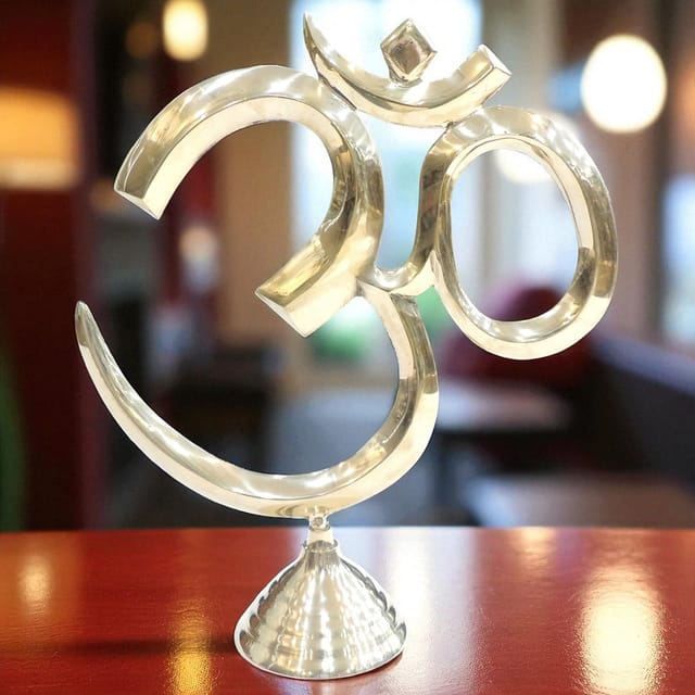 Brass Home Decorative Standing Om, Vase - 11*3.5*12.5 Inch (F785 I)