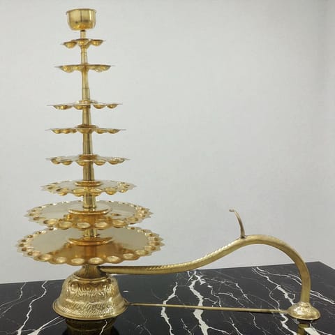 Brass Ganga Arti - 32*16*32 Inch (F721 K)