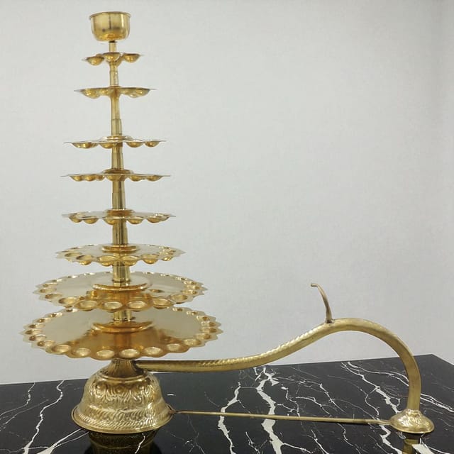 Brass Ganga Arti - 32*16*32 Inch (F721 K)