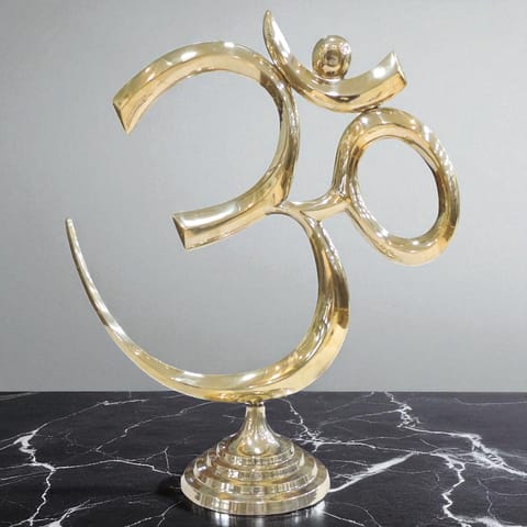 Brass Home Decor Standing Om - 20*7.5*24 Inch (F785 O)