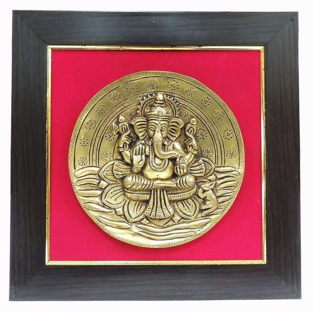 Wall Hanging Showpiece Ganesh Ji With Frame (BS1902 D)