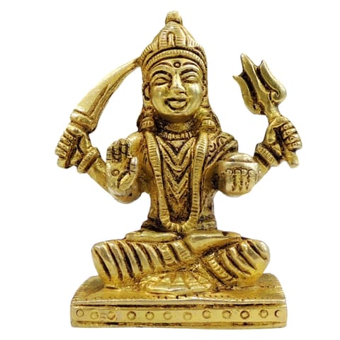 Brass Showpiece Santoshi Mata God Idol Statue - 2.5*1.2*3 Inch (BS923 X)