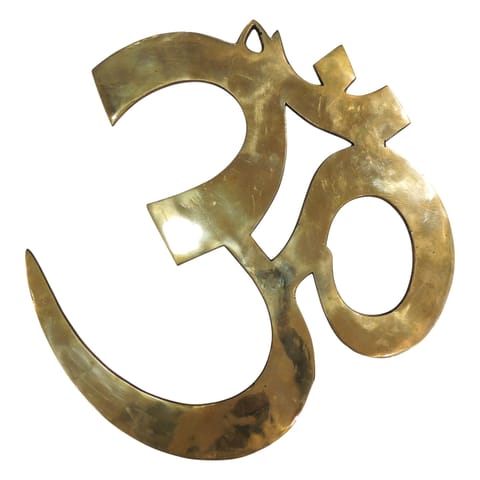 Brass Home Decorative Om Statue - 15*15*0.5 Inch (F371 T)