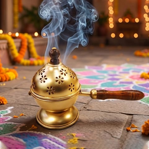 Iron Loban Dan, Luab Daan, Bakhoor Dan - 9*4*5.5 Inch (I193 B)