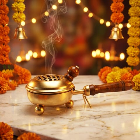 Iron Loban Dan, Luab Daan, Bakhoor Dan - 8*3.5*3 Inch (I192 B)