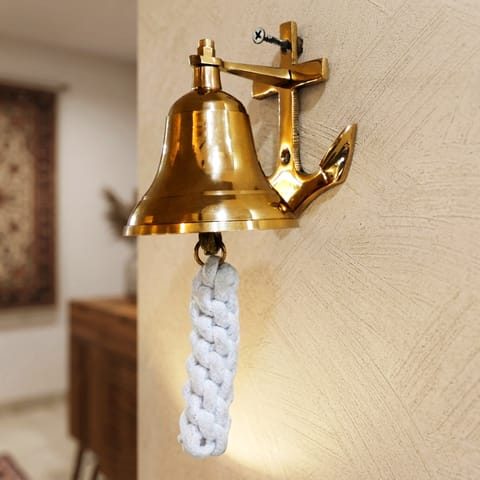 Brass Anchor Bell - 3.5*3*4 Inch (Z651 C)