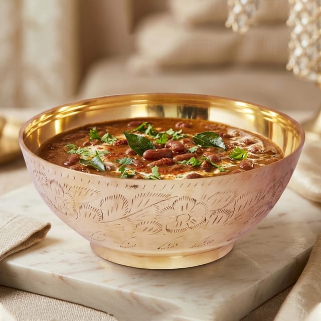 Brass Bowl Katora - 7.5*7.5*3.5 inch (Z277 H)