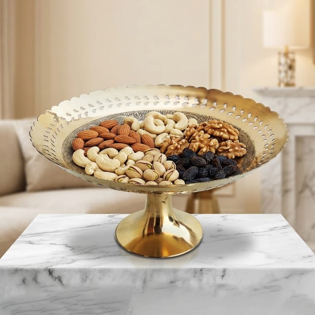 Brass Bowl  - 9*9*4.5 Inch (Z508 J)