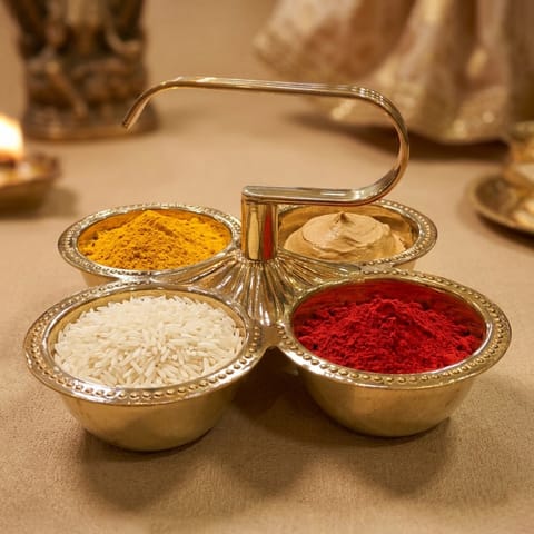 Brass Chokta - 4.5*4.5*3 Inch (Z142 X)