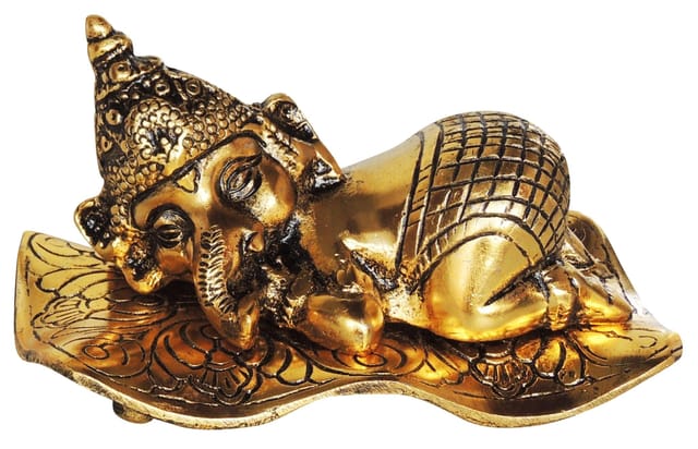 Showpiece Chatai Ganesh - 5.2*3*2.6 inch (AS384 G)