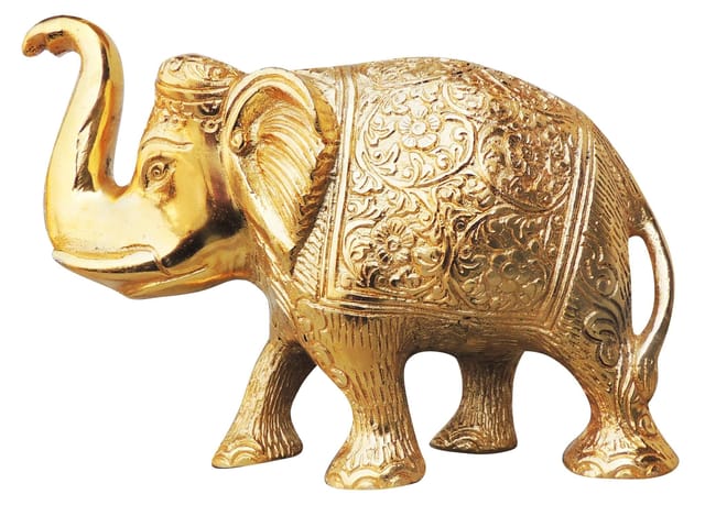 Aluminium Showpiece Elephant - 7*3*5 inch (AS240 C)