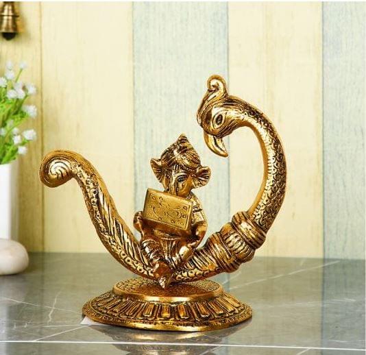 Showpiece Ganesh With Laptop - 7*5*7 inch (AS281 G)
