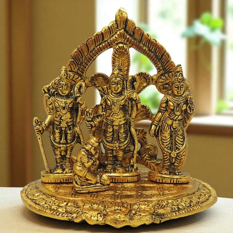 Aluminium Showpiece Ram Darbar - 6.5*5*6.5 Inch (AS476 A)