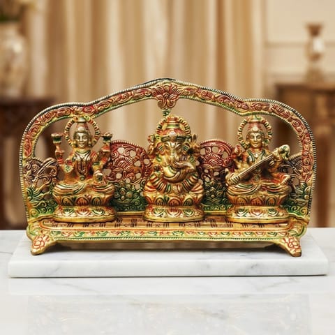 Brass Showpiece LGS God Idol Statue - 10*2.2*5.2 Inch (BS1247 A)