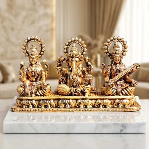 Brass Showpiece LGS God Idol Statue - 5.5*1.2*3 Inch (BS1772 D)