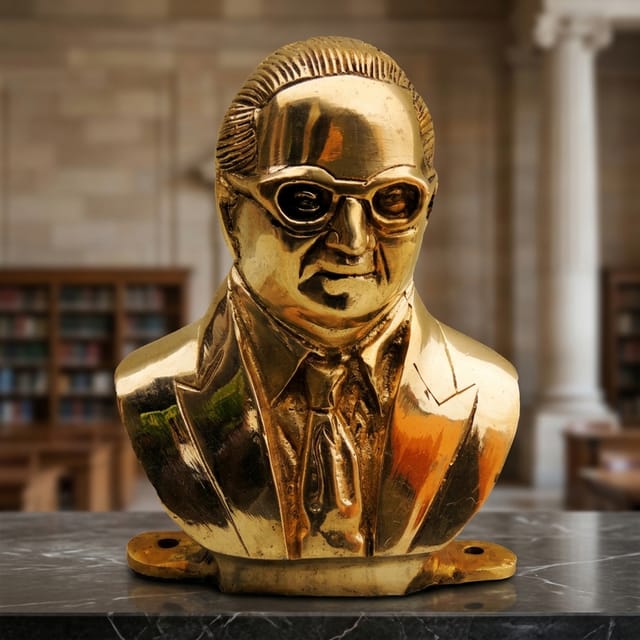 Brass Showpiece Ambedker Face - 4.5*1.5*5 inch (BS534 B)