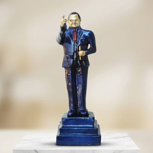 Brass Showpiece Ambedker Ji - 7.5*8*22 inch (BS881 B)