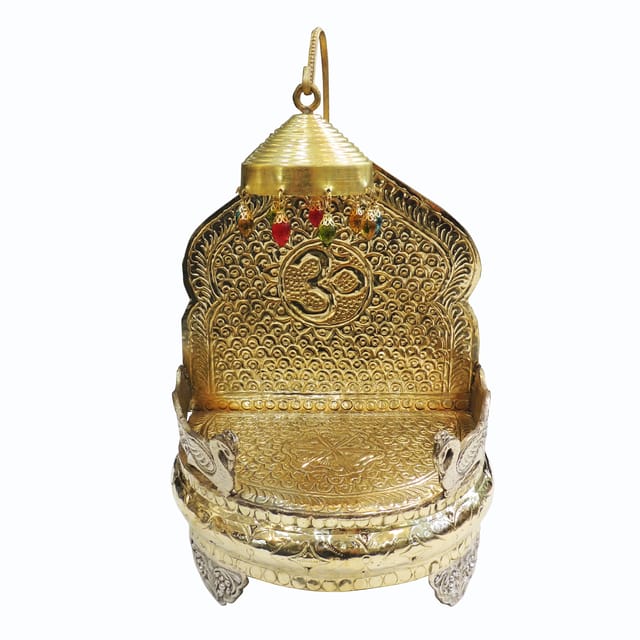 Brass Singhasan - 11*8*17.5 Inch (Z131 X)
