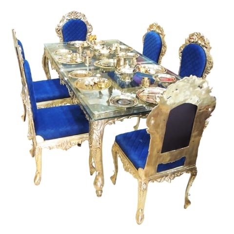 Brass Royal Looking Complete Dinning Set For Home (BS1916 D)