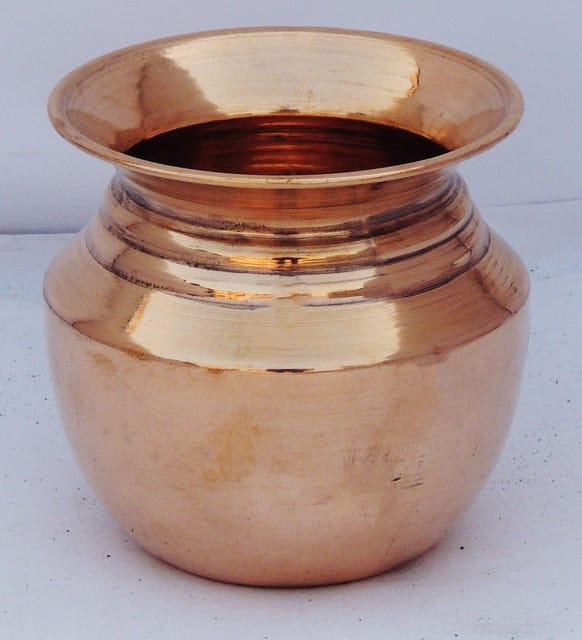Copper Lota No. 8 - 4.5*4.5*4.2 inch (Z188 J) 560 ML