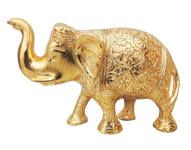 Aluminium Showpiece Elephant Big - 6.4*2.5*4 inch (AS240 B)