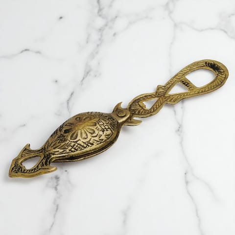 Brass Kajrota Kajal Dani Embose - 1.3*6.3*0.8 inch (Z182 D)